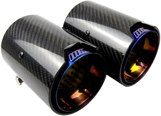 2 x BMW EXHAUST TIPS M135i/M140i/M235i/M240i/335i/340i/435i/440i BURNT BLUE
